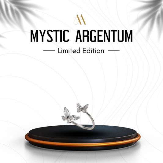 Dainty Butterfly Silver Ring